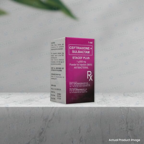 Stacef Plus <br> Ceftriaxone Sulbactam