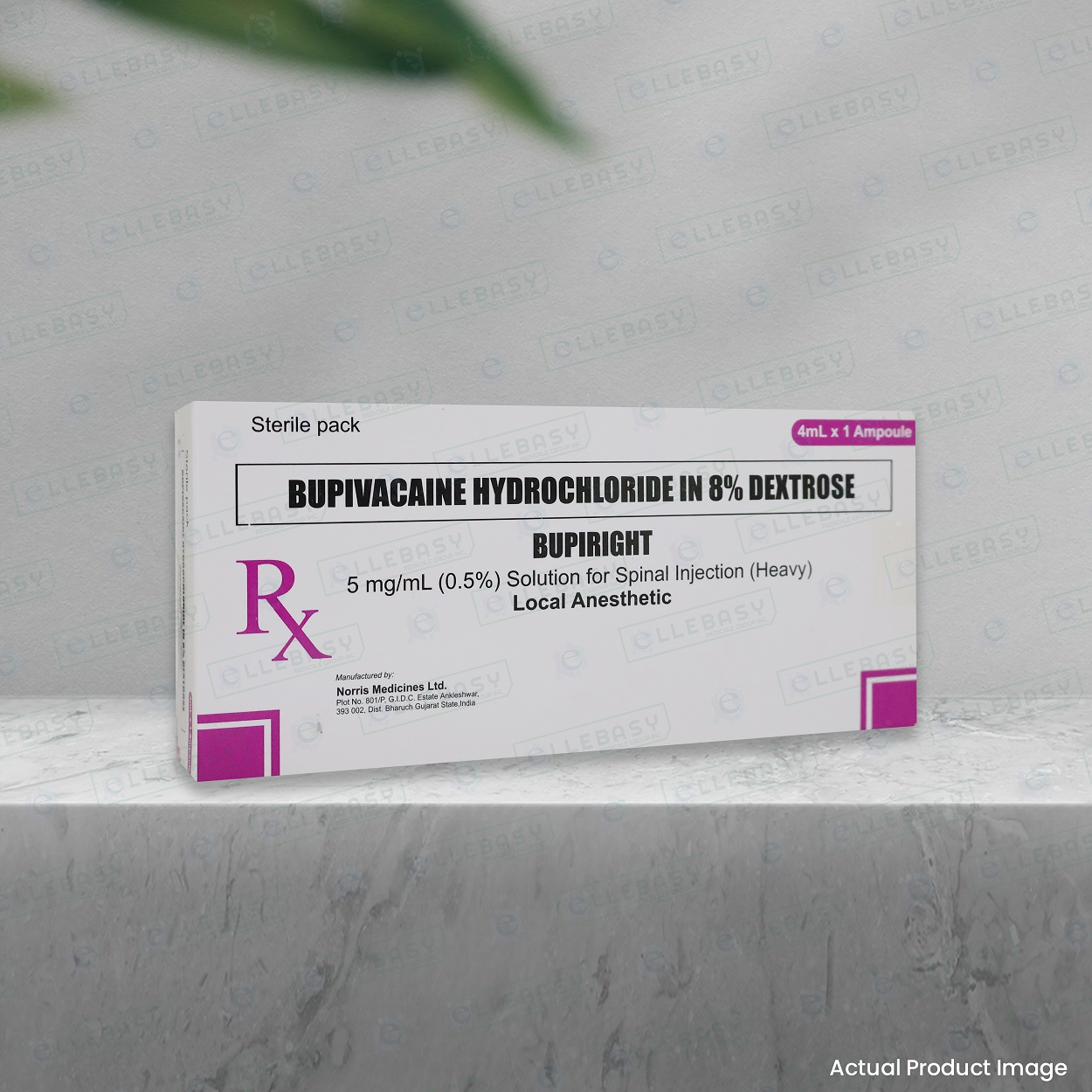 BUPIVACAINE HYDROCHLORIDE IN 8% DEXTROSE <br> Bupiright