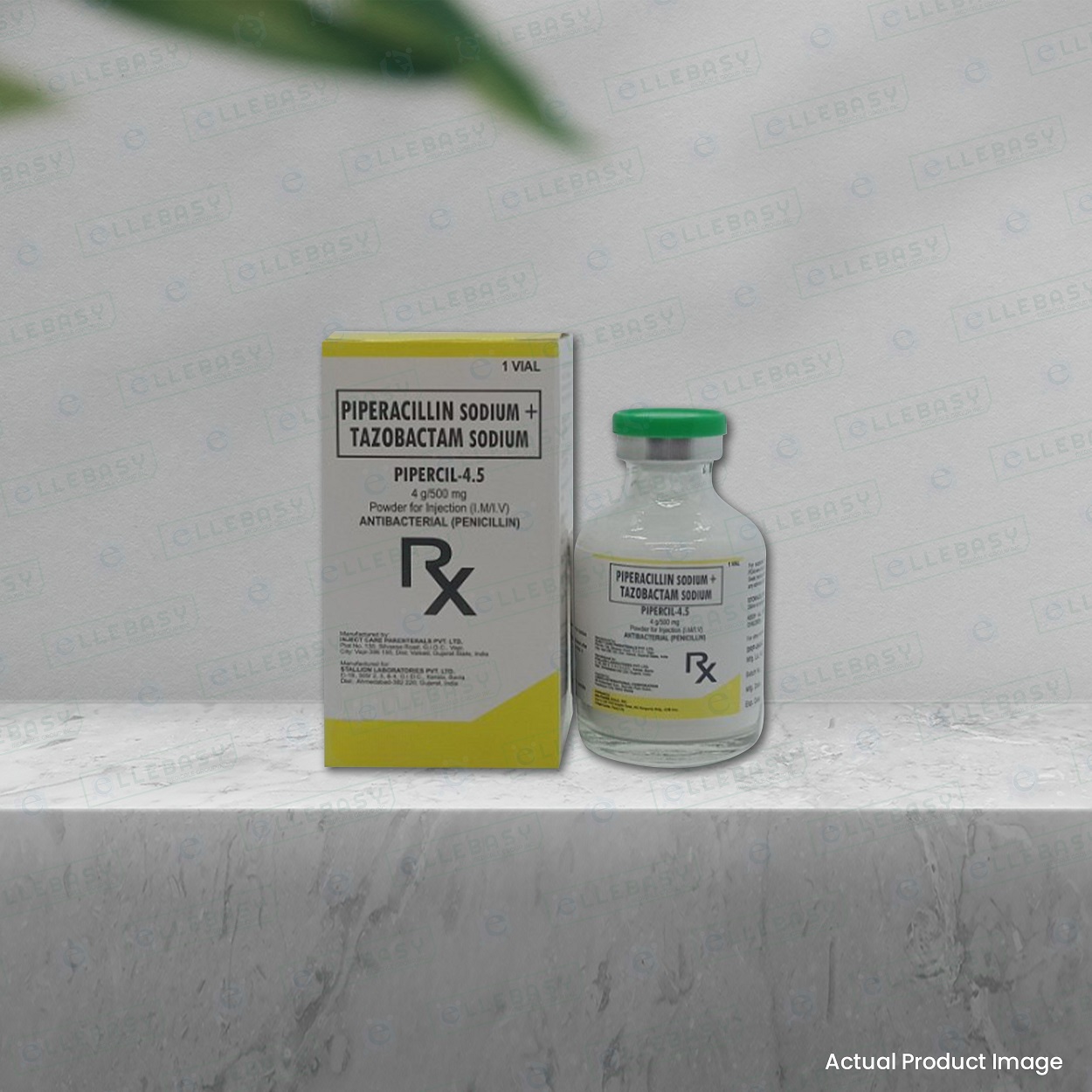 PIPERACILLIN TAZOBACTAM + TAZOBACTAM SODIUM <br> Pipercil 4.5MG