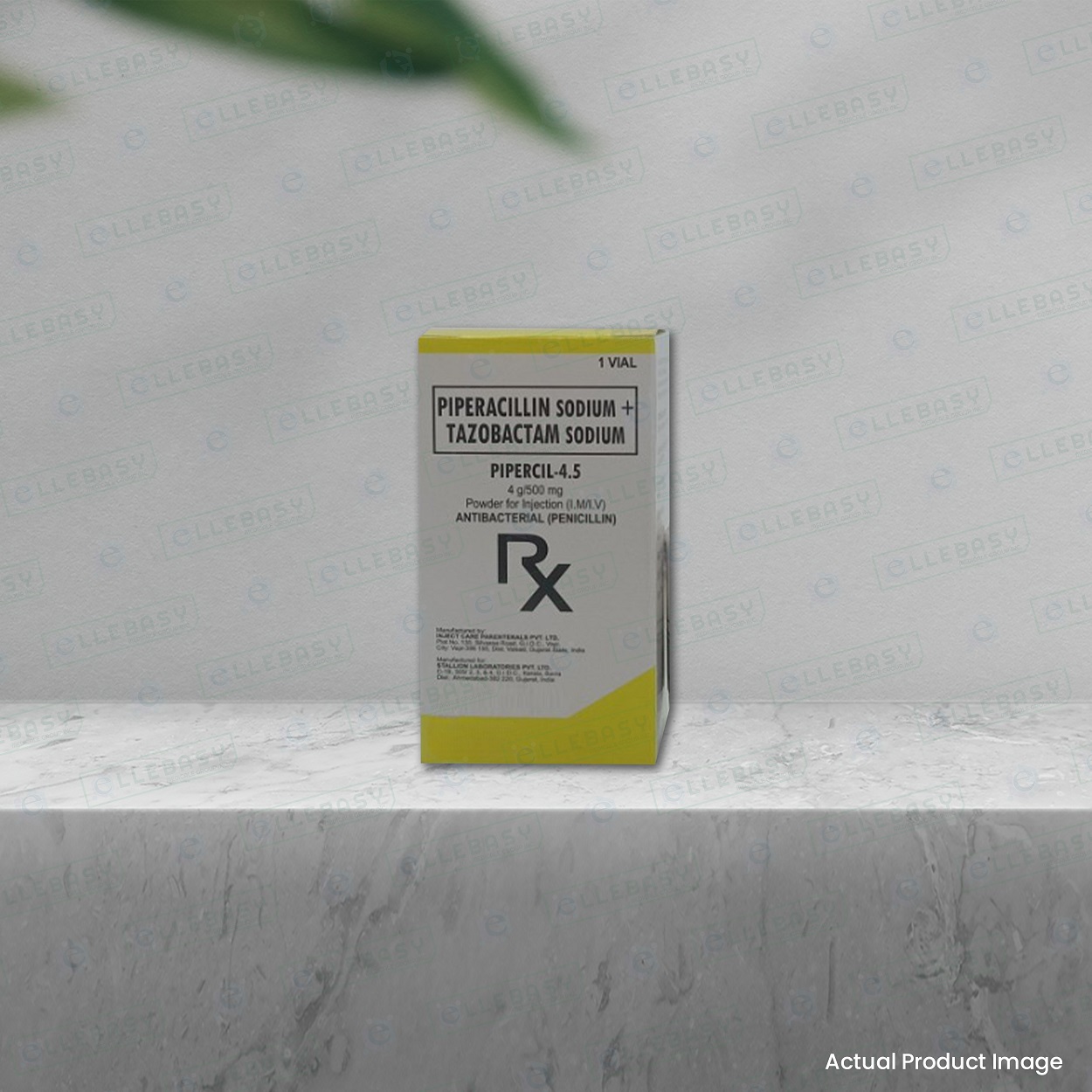 PIPERACILLIN TAZOBACTAM + TAZOBACTAM SODIUM <br> Pipercil 4.5MG