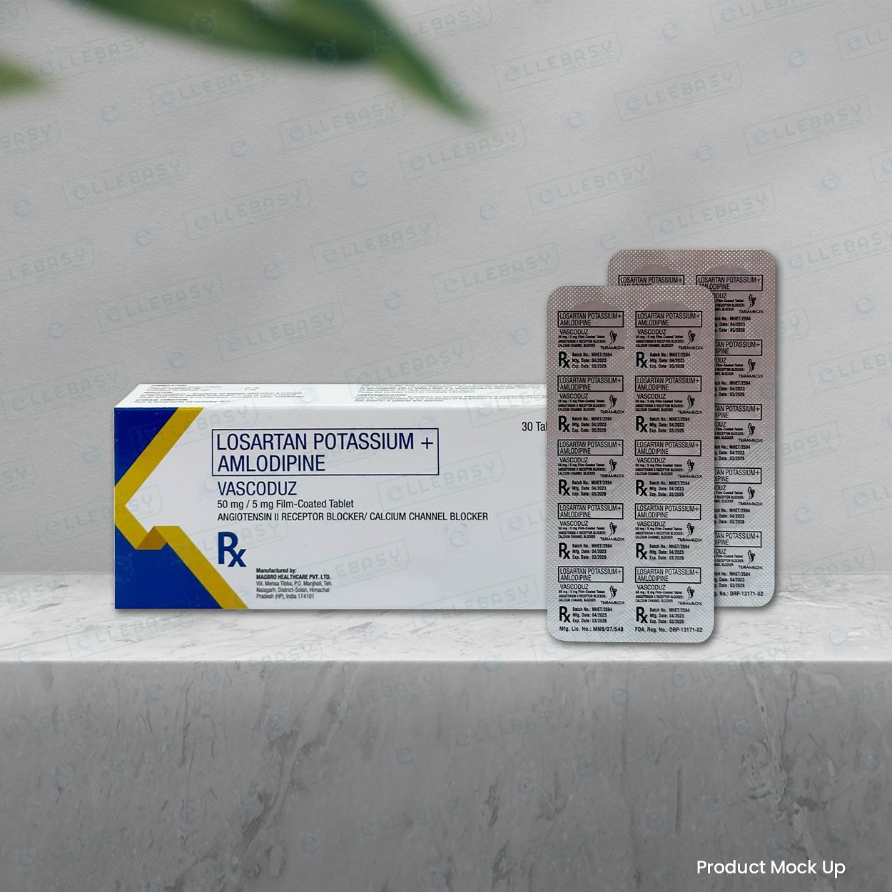 LOSARTAN POTASSIUM + AMLODIPINE <br> Vascoduz